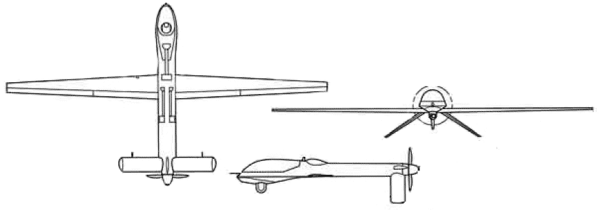  Office of the Secretary of Defense - Office of the Secretary of Defense - http://www.acq.osd.mil/usd/Roadmap%20Final2.pdf Na Commons przeniÃ³sÅ‚ z en.wikipedia uÅ¼ytkownik sevela.p.  RQ-1 Predator UAV Drawing.