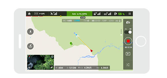 Aplikacja do obsługi phantom 3 standard